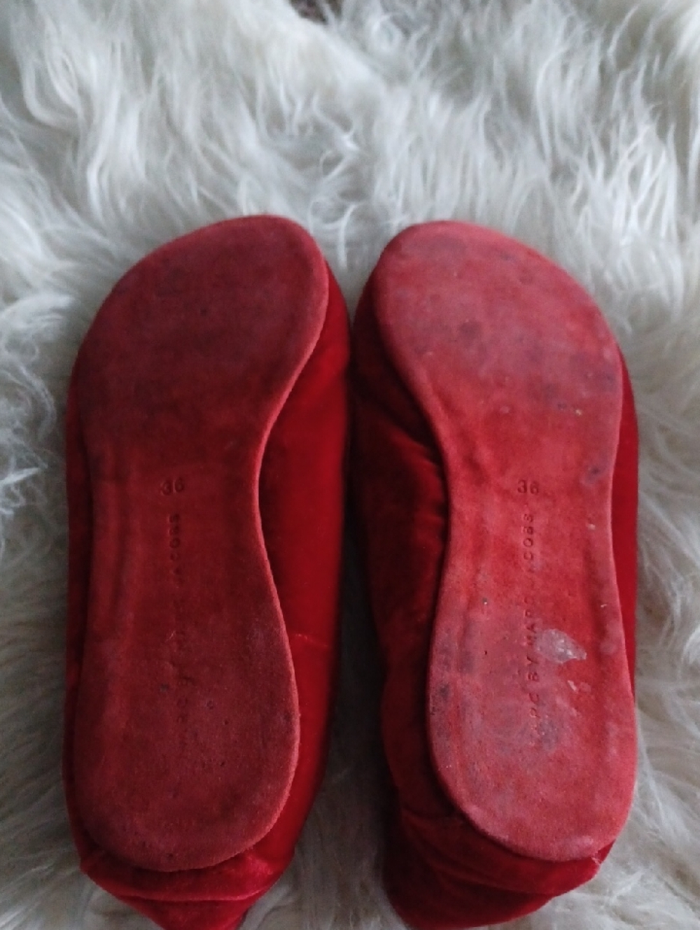 Marc By Marc Jacobs Velour Cat Face Flats - Picture 10 of 16